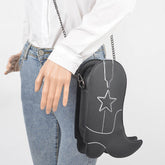Cowboy Boots Crossbody Chain purse